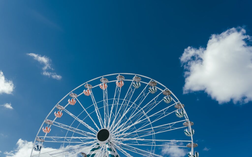 Ferris wheel at the Deschutes County Fair in Redmond, Oregon